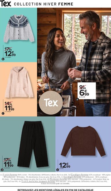 Catalogue Carrefour - Carrefour - Tex Catalogue Hiver valable dès le 20/10 au 02/11 - page 6