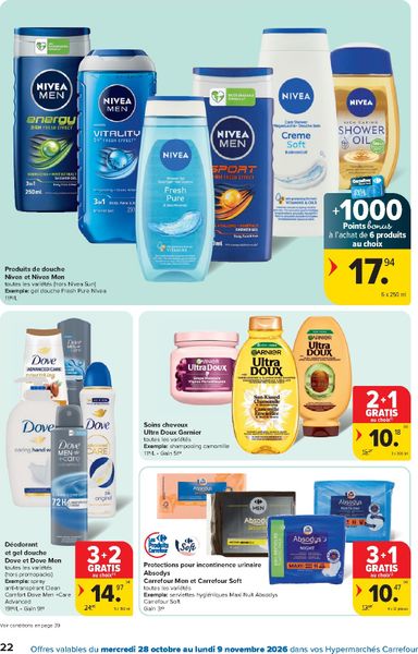 Folder Carrefour - Carrefour Hypermarchés van 28/10 tot 09/11 - side 22