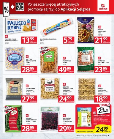 Gazetka Selgros - Selgros cash&carry - Oferta dla gastronomii od 22.10. do 04.11. - strona 7