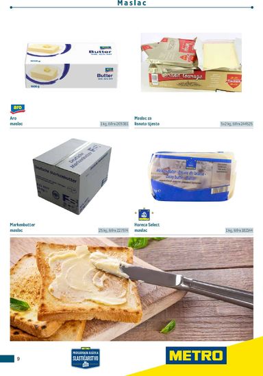 Katalog Metro - Metro - Poslovna rješenja - Proizvodi za slastičarstvo vrijedi od 01.01. do 31.12. - stranica 9