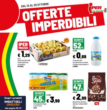Volantino Iper - Iper valido dal 12/10 al 25/10 - pagina 1