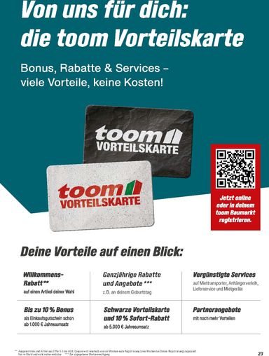 Prospekt toom - Toom - Wohnen & Haushalt gültig ab 01.03. bis 31.12. - seite 23