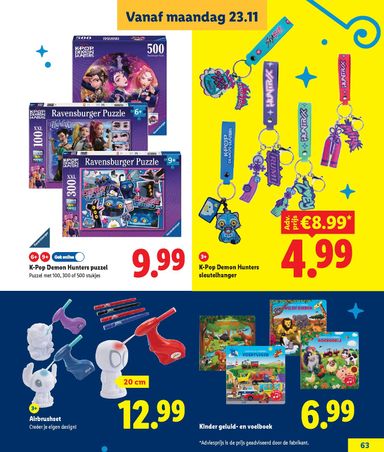 Folder Lidl - Lidl - Speelgoedboek van 09-10 tot 05-12 - side 63