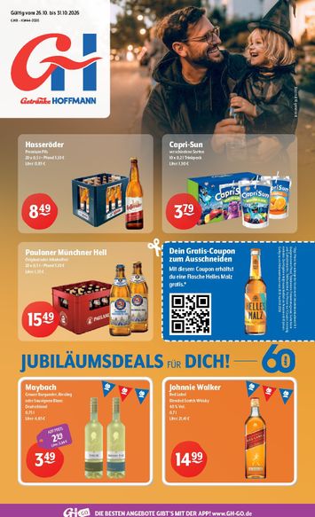 Prospekt Getränke Hoffmann - Getränke Hoffmann gültig ab 26.10. bis 31.10. - seite 1