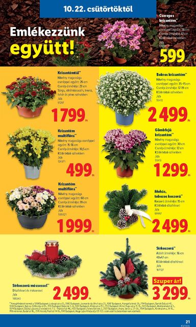 Akciós újság Lidl - Lidl érvényes 10.22.-tól 10.28.-ig - 21 oldal