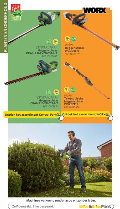 Folder Brico - Brico - Tuin catalogus van 01/03 tot 31/12 - side 136