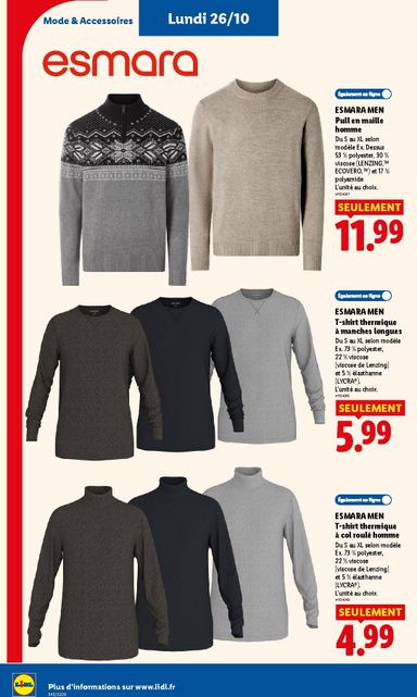 Catalogue Lidl - Lidl valable dès le 22/10 au 28/10 - page 60
