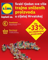 Lidl - Svaki tjedan trajno snižene cijene katalog vrijedi od ponedjeljka 05.10.2026