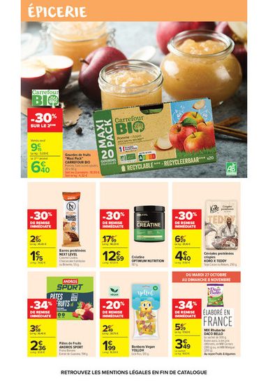 Catalogue Carrefour Market - Carrefour Market valable dès le 27/10 au 08/11 - page 36