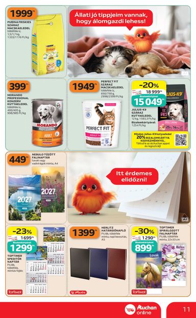 Akciós újság Auchan - Auchan szupermarket érvényes 10.22.-tól 10.28.-ig - 11 oldal