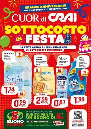 Volantino Crai - Cuor di Crai Roma valido dal 29/10 al 07/11 - pagina 1