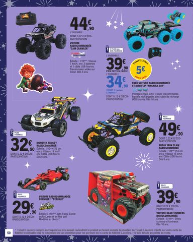Catalogue E.Leclerc - E.Leclerc - Jouets de Noël valable dès le 20/10 au 05/12 - page 50