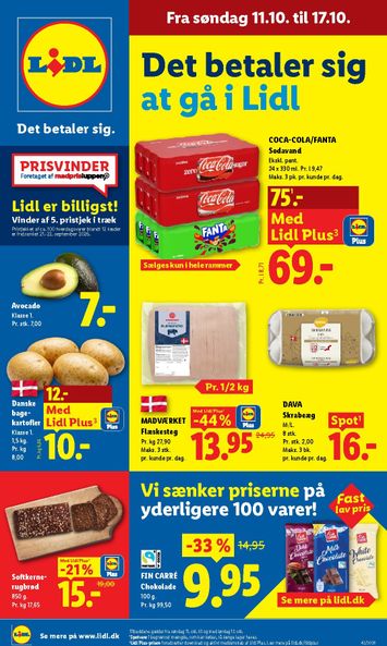 Brochurer Lidl - Lidl gyldig fra 11.10. til 17.10. - side 1