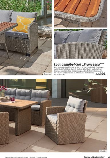 Prospekt toom - Toom - Gartenmöbel & Solar-Leuchten gültig ab 01.03. bis 31.12. - seite 41