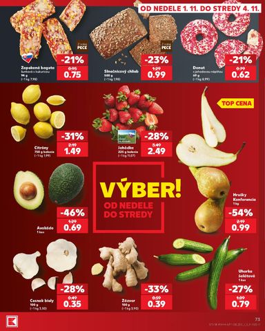 Leták Kaufland - Kaufland od 29.10. do 04.11. - strana 73