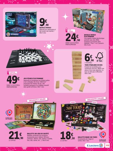 Catalogue E.Leclerc - E.Leclerc - Jouets valable dès le 13/10 au 05/12 - page 115