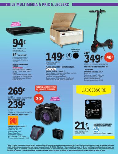 Catalogue E.Leclerc - E.Leclerc - Spécial high-tech valable dès le 27/10 au 07/11 - page 8