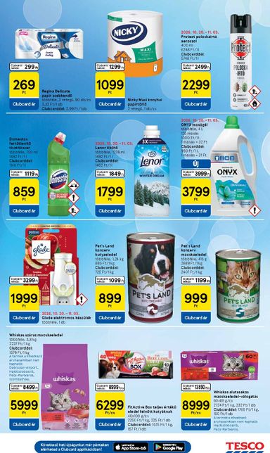 Akciós újság Tesco - Tesco érvényes 10.29.-tól 11.04.-ig - 25 oldal