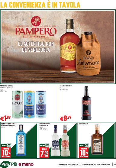 Volantino Pam - Pam - Occasioni Extra valido dal 22/10 al 04/11 - pagina 24