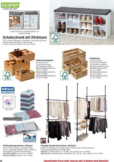 Prospekt toom - Toom - Wohnen & Haushalt gültig ab 01.03. bis 31.12. - seite 26