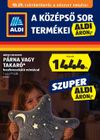 Aldi - Középső sor termékei