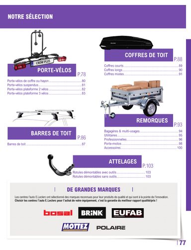 Catalogue E.Leclerc - E.Leclerc - L'auto valable dès le 12/05 au 27/03 - page 77