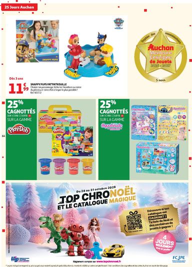 Catalogue Auchan - Auchan - 25 jours valable dès le 27/10 au 01/11 - page 64