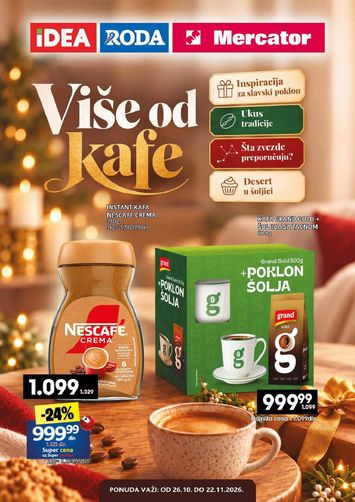Katalog Idea - Idea - Specijal kafe od 26.10 do 22.11 - strana 1