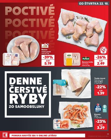 Leták Kaufland - Kaufland od 22.10. do 28.10. - strana 19