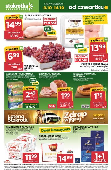 Gazetka Stokrotka - Stokrotka - Supermarket od 08.10. do 14.10. - strona 1
