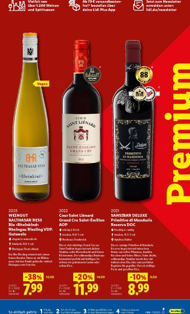 Prospekt Lidl - Lidl - Wein & Spirituosen gültig ab 01.10. bis 31.10. - seite 9
