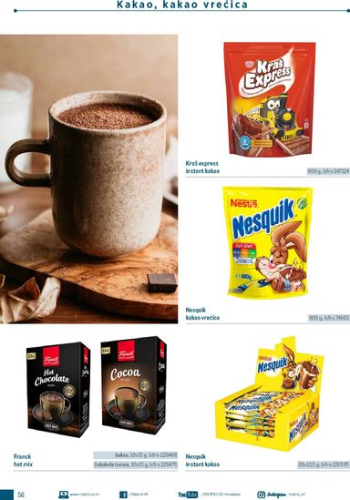 Katalog Metro - Metro - Poslovna rješenja - Doručak vrijedi od 01.01. do 31.12. - stranica 56