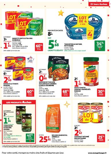 Catalogue Auchan - Auchan - 25 jours valable dès le 27/10 au 01/11 - page 29