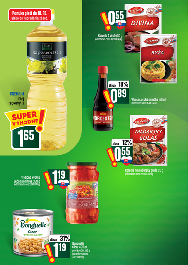 Leták COOP Jednota - COOP Jednota - Tempo od 15.10. do 21.10. - strana 30