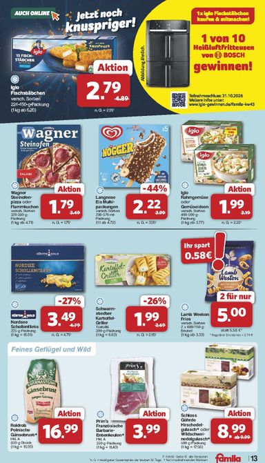Prospekt Famila Nordwest - Famila Nordwest gültig ab 19.10. bis 24.10. - seite 13