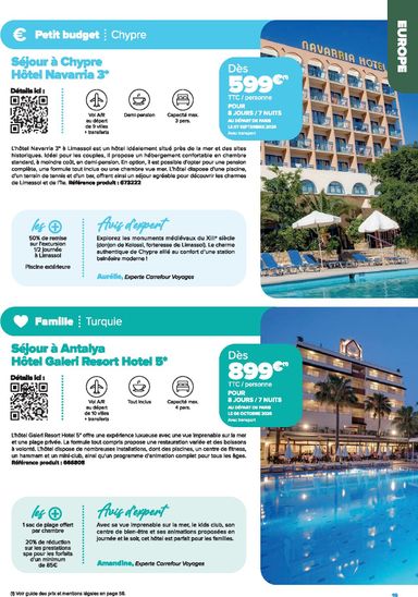 Catalogue Carrefour Market - Carrefour Market - Voyages valable dès le 22/01 au 31/12 - page 19