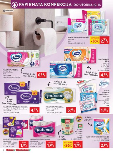 Katalog SPAR - SPAR - Svježina, njega i sjaj u svakom kutku vrijedi od 21.10. do 10.11. - stranica 6