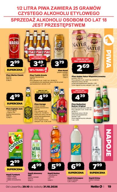Gazetka Netto - Netto - Food od 29.10. do 31.10. - strona 19