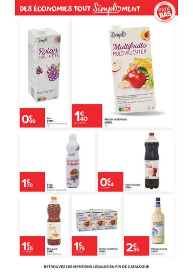 Catalogue Carrefour Market - Carrefour Market - Premier Prix Simpl valable dès le 03/11 au 22/11 - page 9