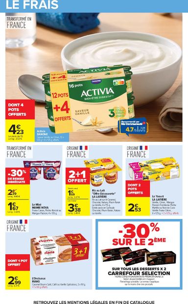 Catalogue Carrefour - Carrefour valable dès le 06/10 au 19/10 - page 42