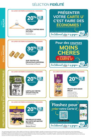 Catalogue Super U - Super U - Ma sélection Carte U valable dès le 05/10 au 01/11 - page 42