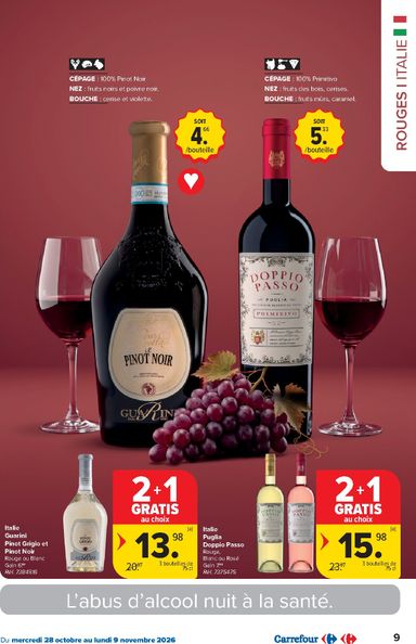 Folder Carrefour - Carrefour - Foire aux vins van 28/10 tot 09/11 - side 9
