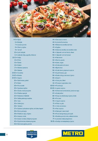 Katalog Metro - Metro - Poslovna rješenja - Pizzeria vrijedi od 06.07. do 31.12. - stranica 3