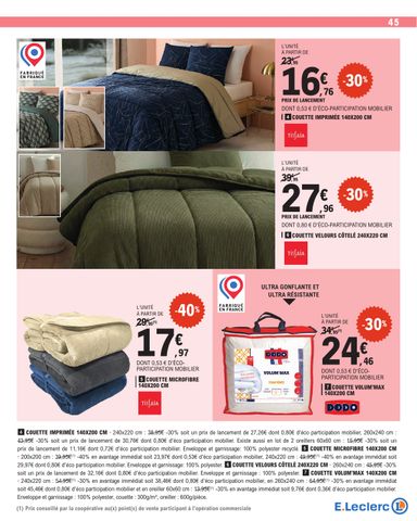 Catalogue E.Leclerc - E.Leclerc - Nos promos du moment valable dès le 13/10 au 24/10 - page 45