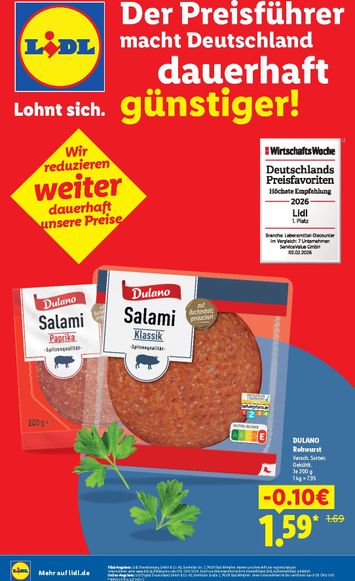 Prospekt Lidl - Lidl - Der Preisführer macht Deutschland gültig ab 01.10. bis 31.10. - seite 1