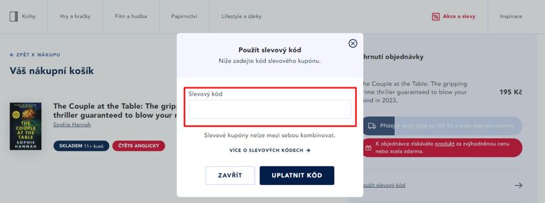 Booktook slevov&yacute; k&oacute;d
