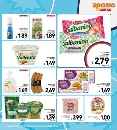 Volantino Spazio Conad - Spazio Conad - 7 giorni di extra convenienza valido dal 27/10 al 02/11 - pagina 3