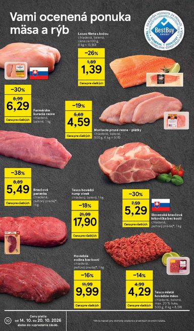 Leták Tesco - Tesco od 14.10. do 20.10. - strana 10