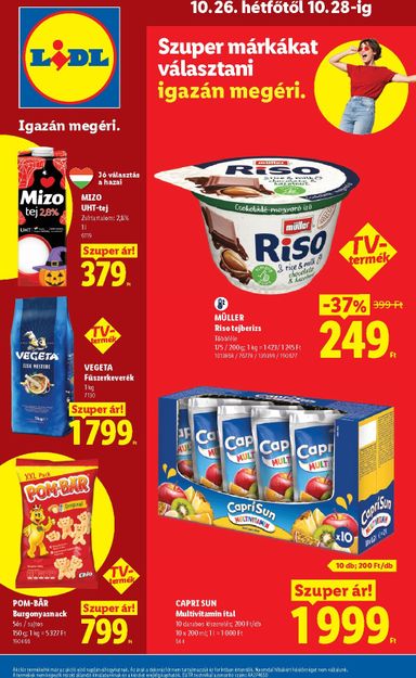 Akciós újság Lidl - Lidl érvényes 10.22.-tól 10.28.-ig - 76 oldal