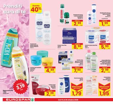Volantino Eurospar - Eurospar valido dal 15/10 al 28/10 - pagina 20
